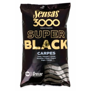 Sensas - 3000 Super Black - Carp - 1Kg